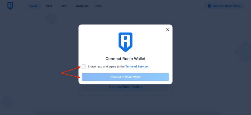 Chuyển đến Connect to Ronin Wallet