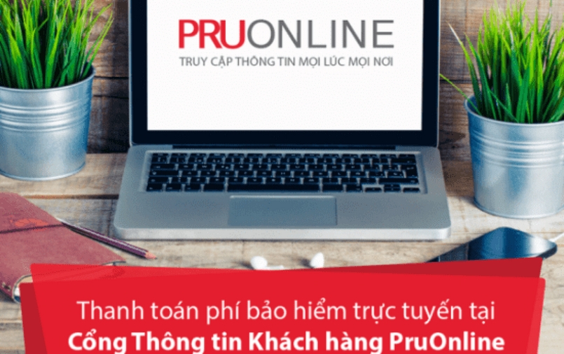 Thanh toán trực tuyến tại Prudential online